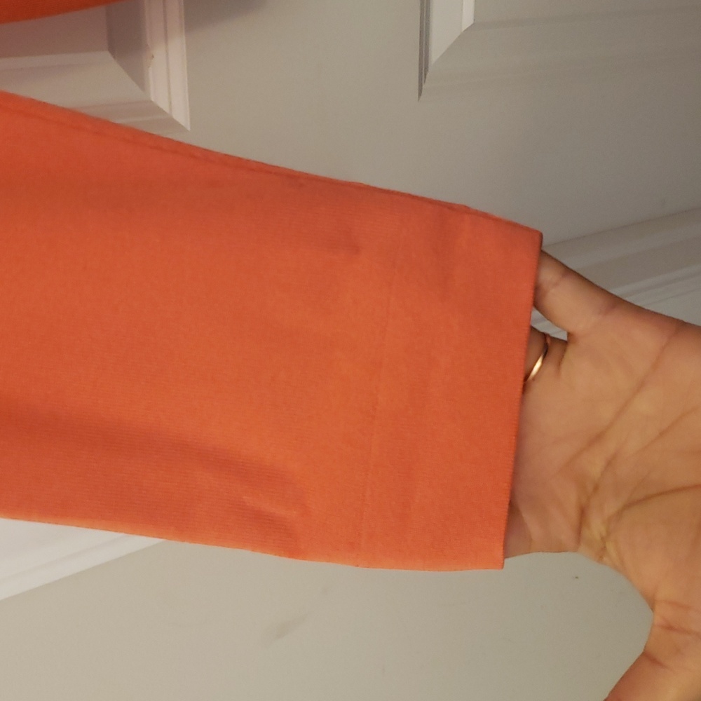 Exclusively Misook Cardigan Toggle Buttons Peach … - image 6